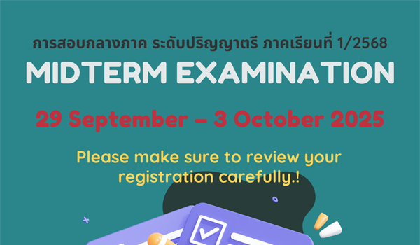 Midterm Examination – Undergraduate Program, Semester 1/2025 Examination Period: 29 September – 3 October 2025