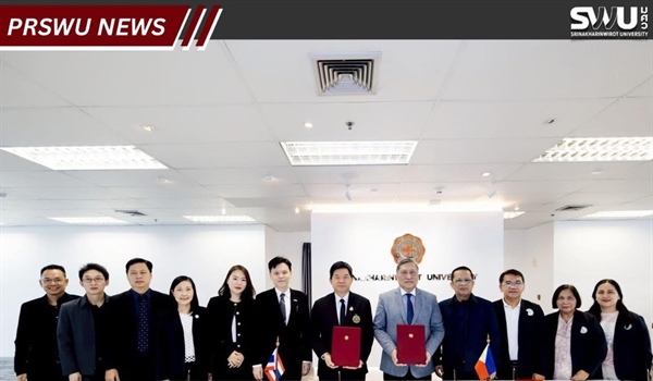 Signing Ceremony of a Memorandum of Understanding (MOU) between Srinakharinwirot University and Brokenshire College, Inc., Philippines