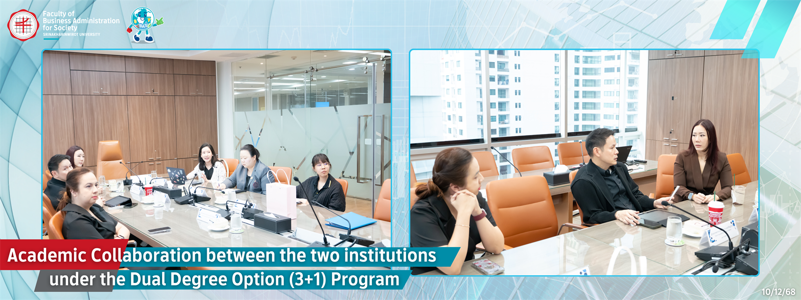 Academic Collaboration between the two in institutions under the Dual Degree Option 3+1 Program